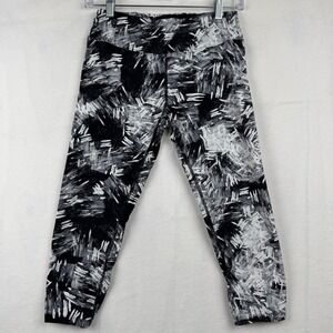 Calvin Klein Performance Black & White Crop Leggings - Small